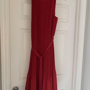 a new day Red Midi Dress